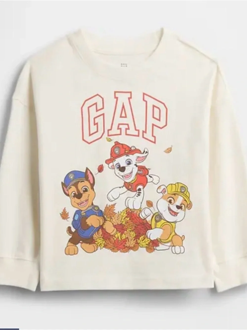 NWT GAP Paw Patrol Fall Graphic Shirt 18-24M